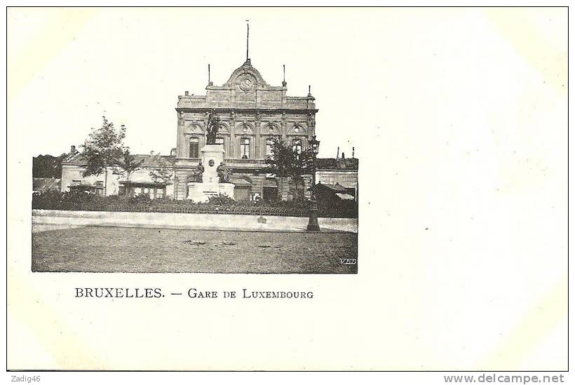 BRUXELLES - GARE DE LUXEMBOURG - Chemins De Fer, Gares