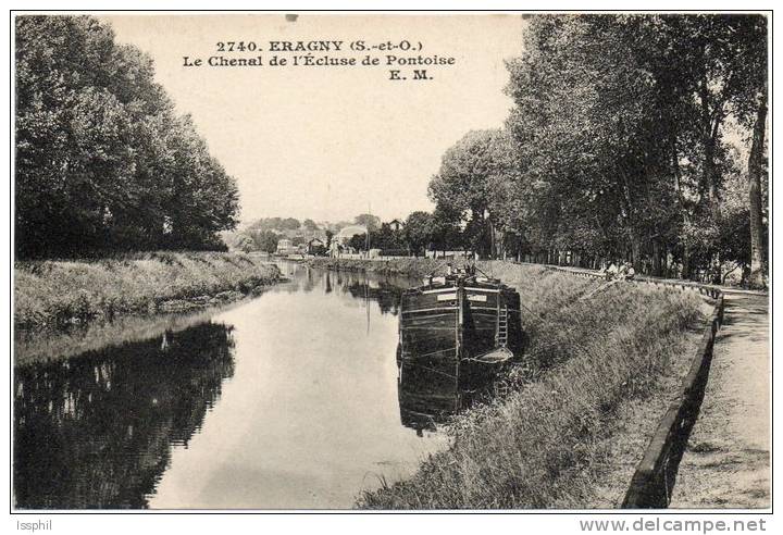 Eragny (S. Et O.) Le Chenal De L'écluse De Pontoise - Eragny