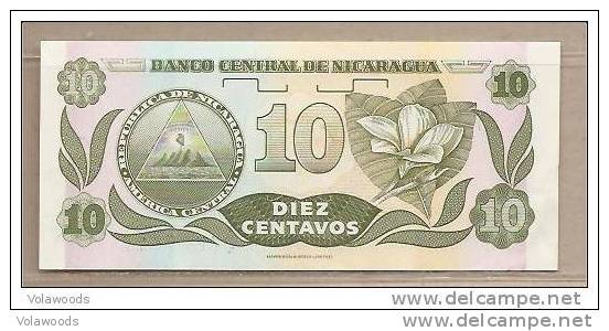 Nicaragua - Banconota Circolata Da 10 Centesimi Di Cordoba - Nicaragua