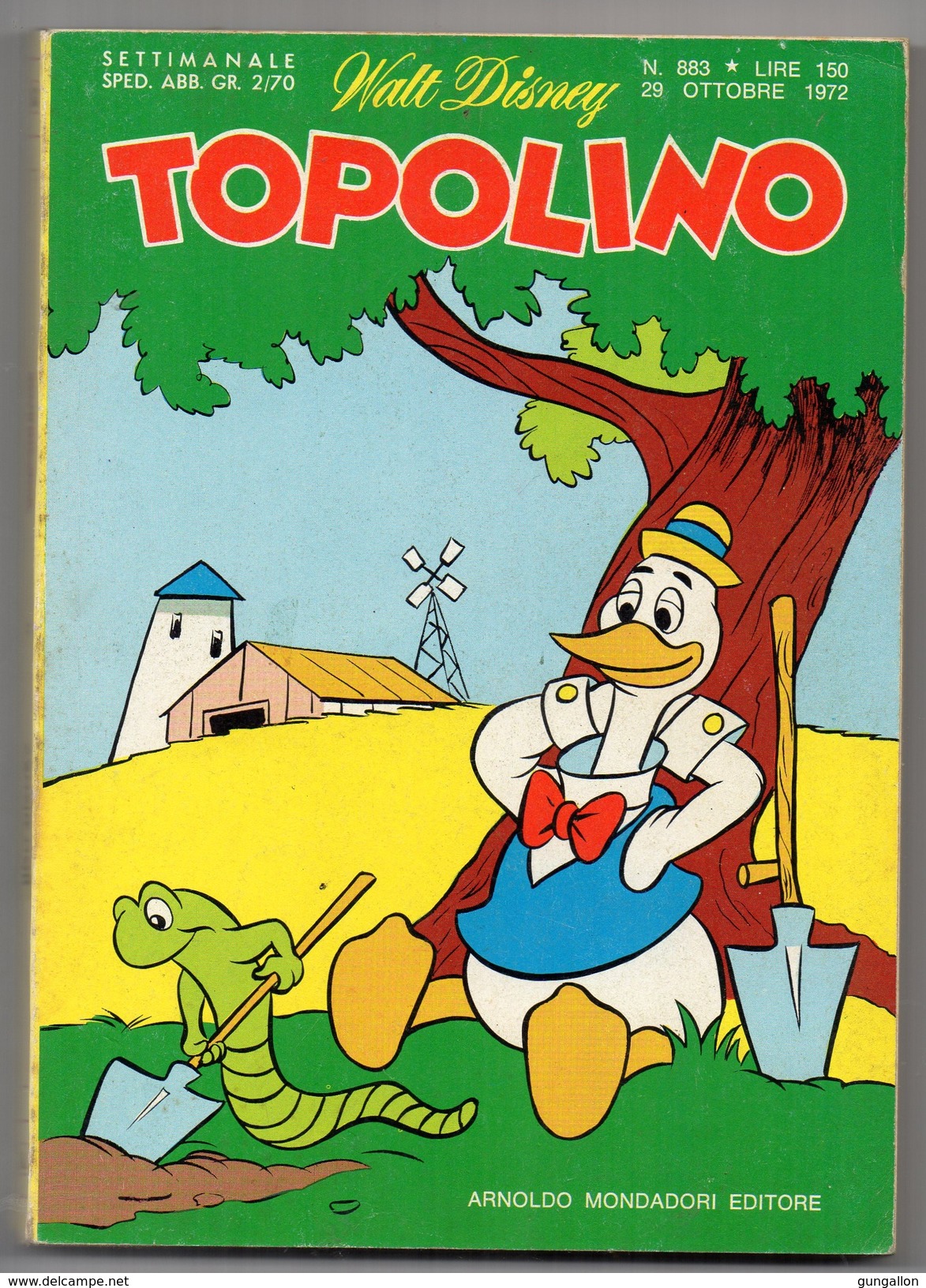 Topolino (Mondadori 1972) N. 883 - Disney