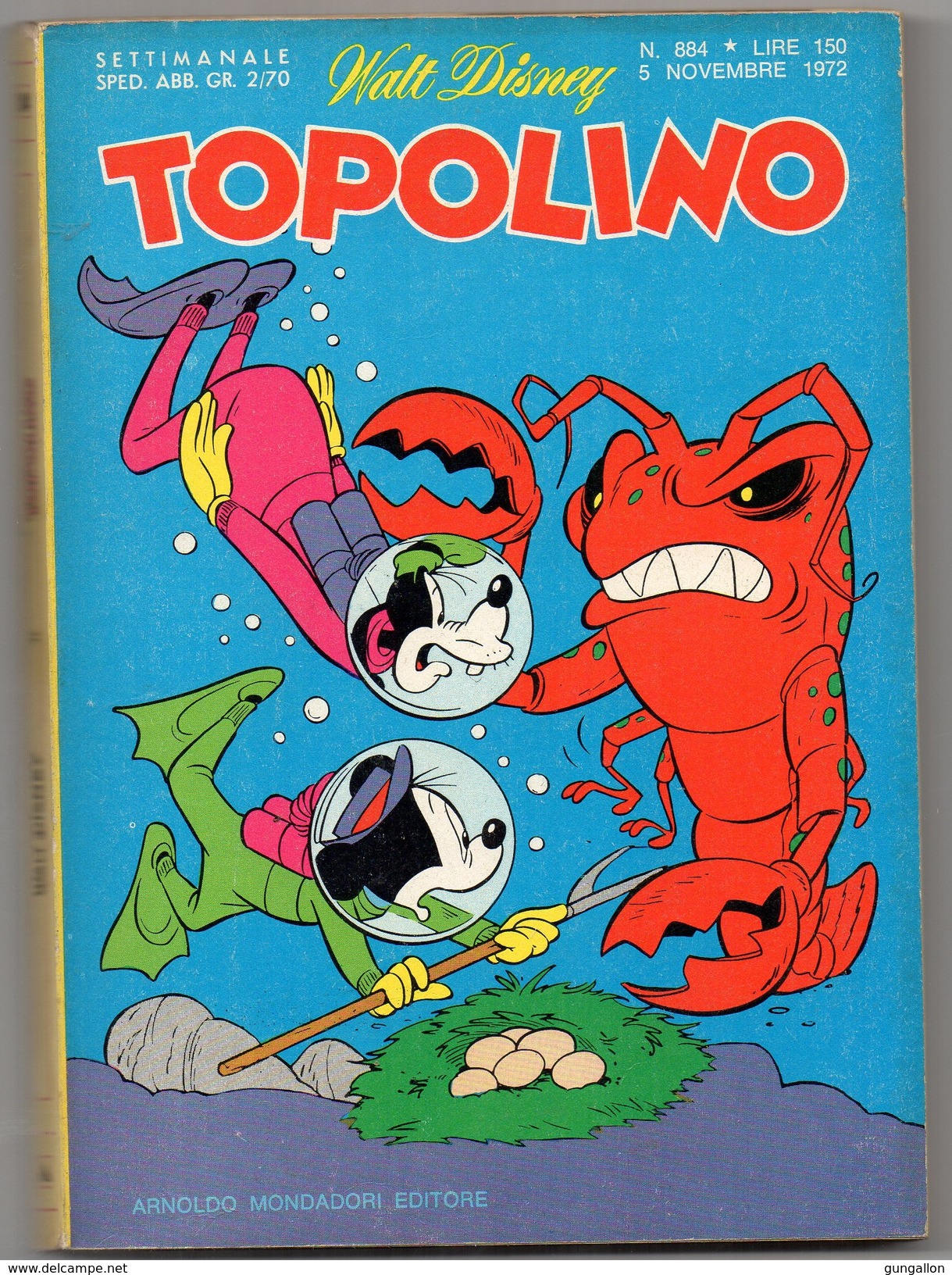 Topolino (Mondadori 1972) N. 884 - Disney