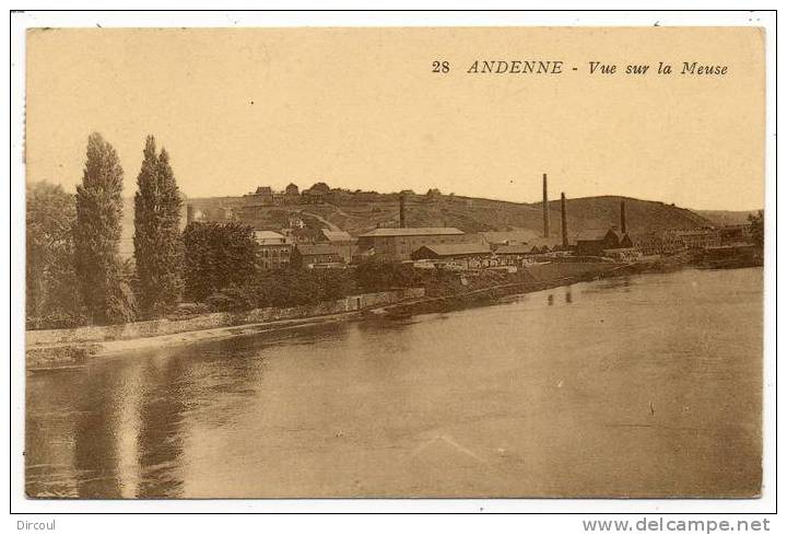 18221  -  Andenne  Vue  Sur  La  Meuse - Andenne