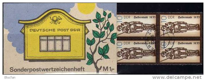 SMH 42 Briefkasten Im Sommer Und Winter 1988 DDR 10x3286 Plus SMHD42 O 11€ Roland Von Halberstadt Booklet From Germany - Booklets