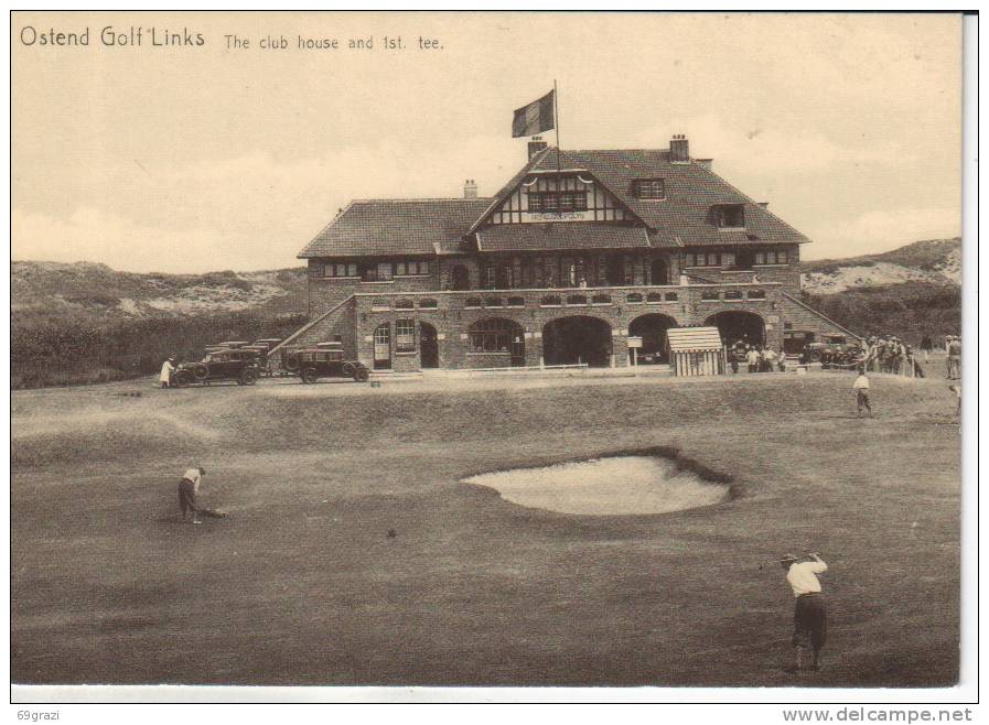 De Haan  Retro  Oostende Golf Links The Club House - De Haan