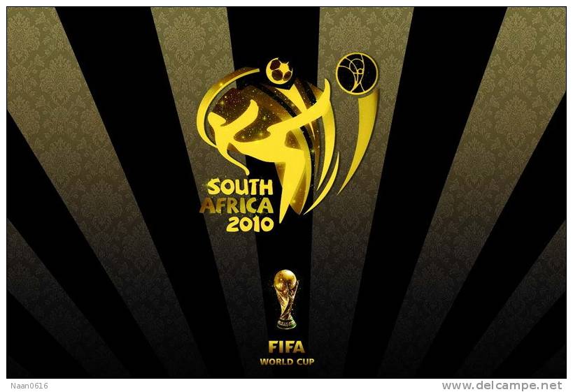 [Y38-114 ]  2010  FIFA World Cup South  Africa , Postal Stationery -- Articles Postaux -- Postsache F - 2010 – Sud Africa