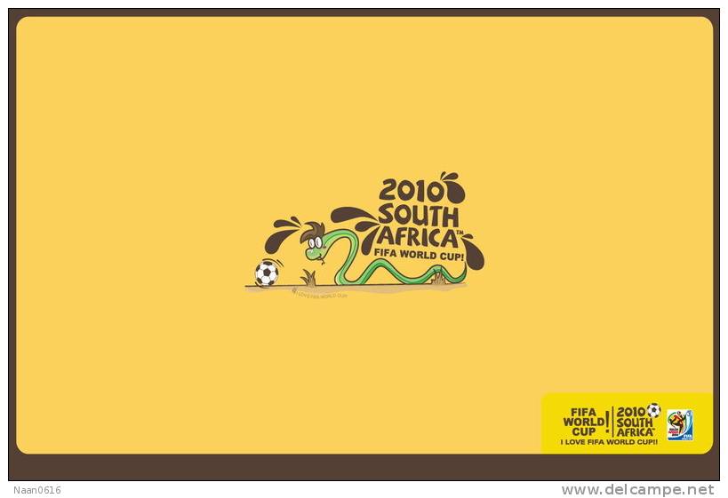 [Y38-133  ]  2010  FIFA World Cup South  Africa , Postal Stationery -- Articles Postaux -- Postsache F - 2010 – Sud Africa