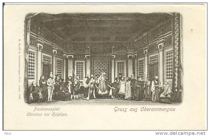 Germany Oberammergau 1900 Theatre Theater Teatro Passionstheater - Oberammergau