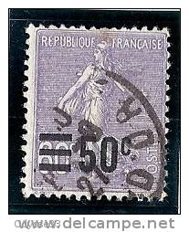 - A . 1926 / 27  - Obl - Y.T. N° 223  - 50 C Sur 60 C  - Violet  - - 1903-60 Sower - Ligned