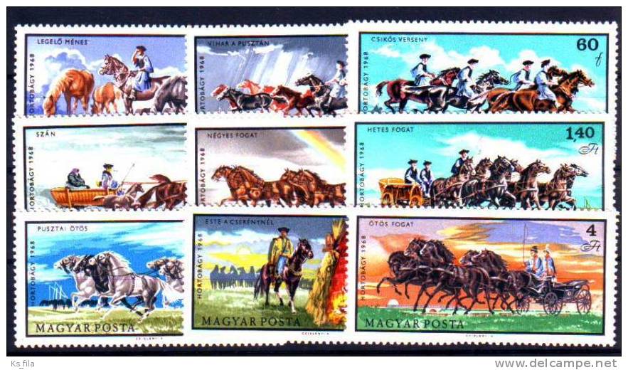 HUNGARY - 1968. Horse-breeding On The Hortobágy - MNH - Unused Stamps