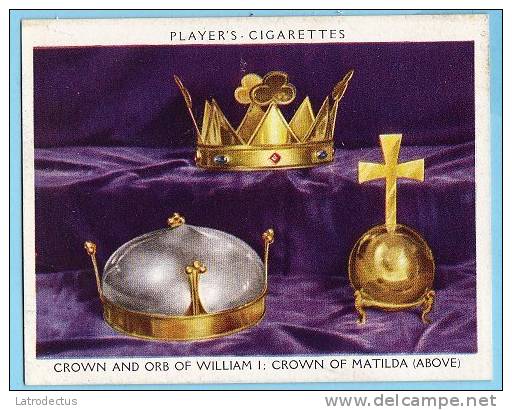 John Player's - British Regalia - 1 - Crown And Orb Of William I And Crown Of Queen Matilda - Player's