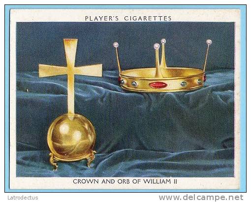 John Player's - British Regalia - 2 - Crown And Orb Of William II - Player's