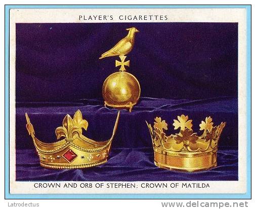 John Player's - British Regalia - 4 - Crown And Orb Of Stephen And Crown Of Queen Matilda - Player's