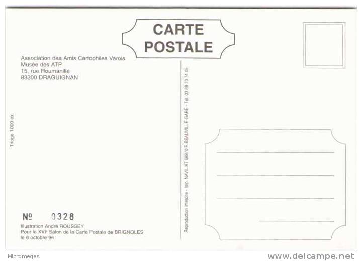 André ROUSSEY - XVIe Salon De La Carte Postale - Draguignan 1996 - Roussey