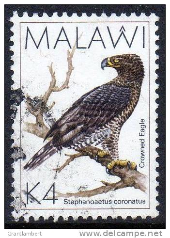 Malawi 1988 Birds K4 Crowned Eagle Used  SG 803 - Malawi (1964-...)