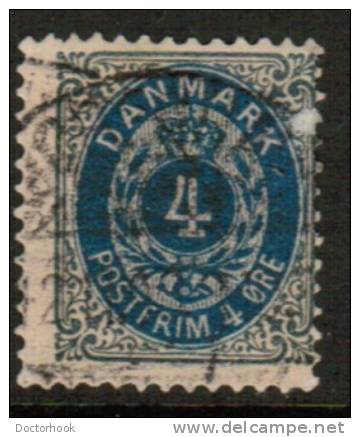 DENMARK   Scott #  42a  F-VF USED - Gebruikt