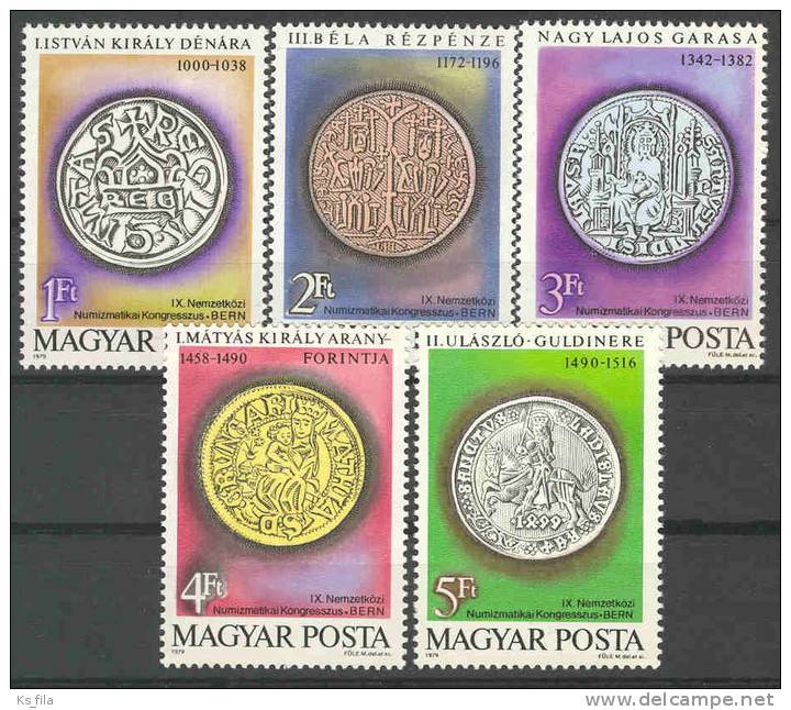 HUNGARY - 1979. 9. International Numismatic Congress - MNH - Nuevos