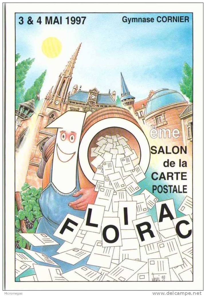 Bernard VEYRI - 10ème Salon De La Carte Postale - Floirac 1997 - Veyri, Bernard