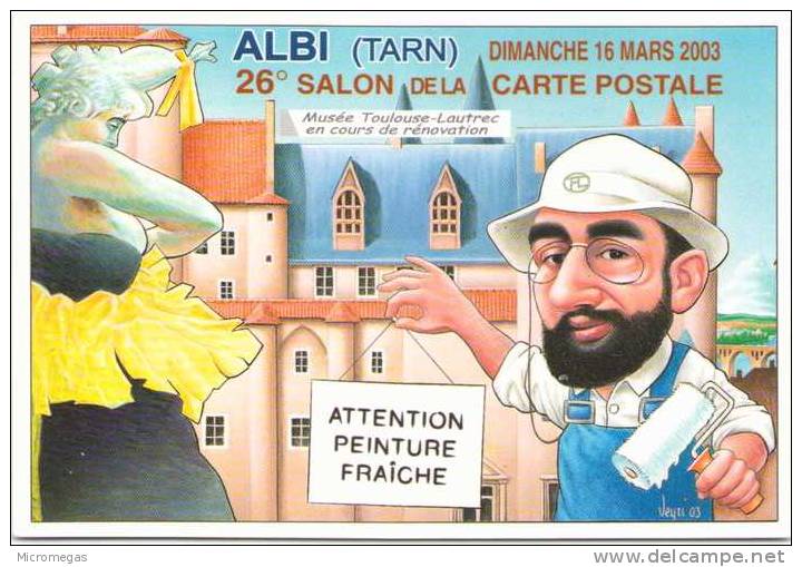 Bernard VEYRI - 26e Salon De La Carte Postale - Albi 2003 - Veyri, Bernard