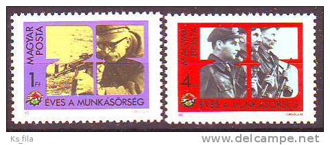 HUNGARY - 1982. 25th Anniv Of Workers' Militia - MNH - Unused Stamps