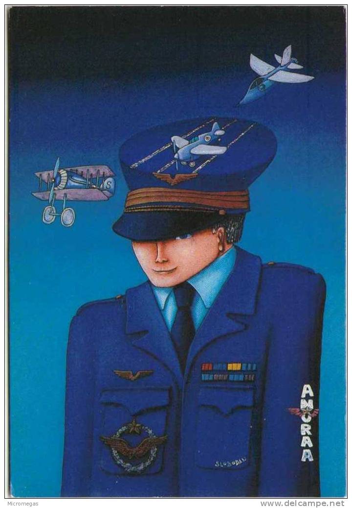 Slobodan - Illustration Pour L'Association Nationale Des Officiers De Réserve De L'Armée De L'Air - Slobodan