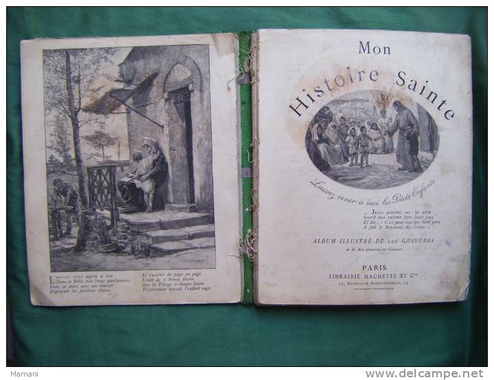 Mon Histoire Sainte -illustre De  Gravures Dont Six Planches Couleurs ---merson-oulevay-ducourtiaux- - Religion & Esotericism