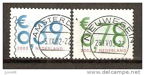 Nederland 2002 (o) Mi.2024-2025 - Used Stamps