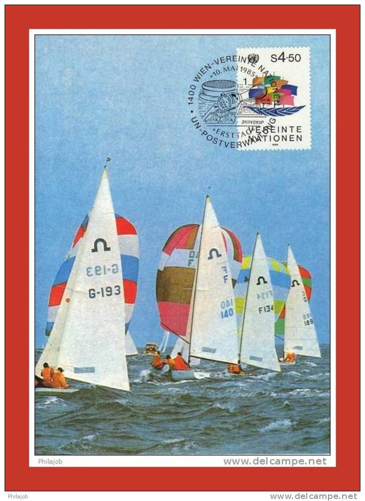 CM Des NATIONS UNIES De 1985 + Prix Dégressif. - Segeln