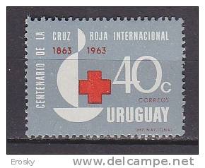 J0767 - URUGUAY Yv N°718 ** CROIX ROUGE RED CROSS - Uruguay