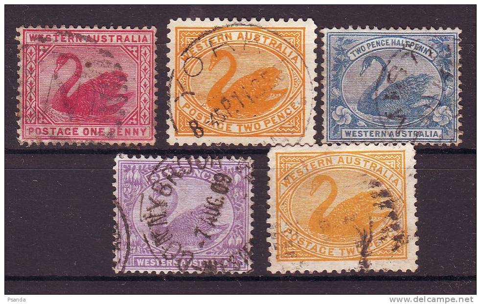 Australia 1854-1912 Lot Old Stamps - Gebraucht