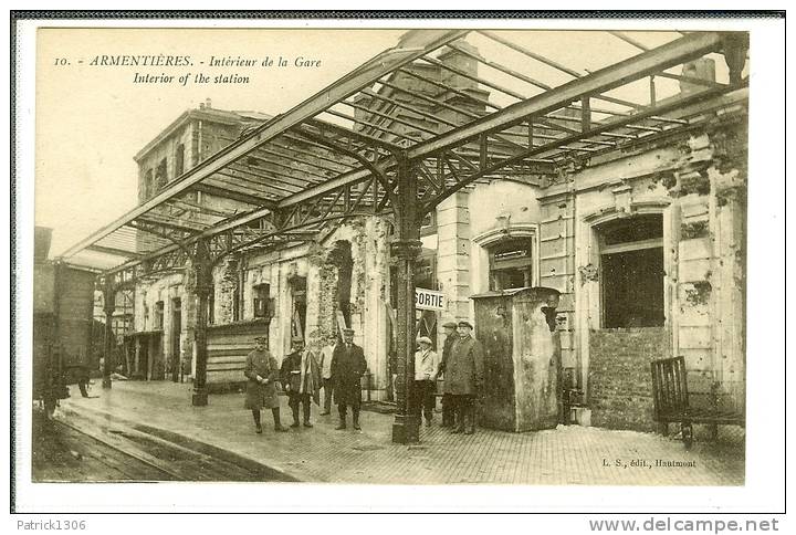 CPA  ARMENTIERES, La Gare, Intérieur  4442 - Armentieres