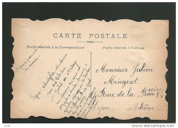 BELLE C.P.A  COLLAGE -  COCHON - TETE D'HOMME - SOUVENIR D'AMITIES - Other & Unclassified