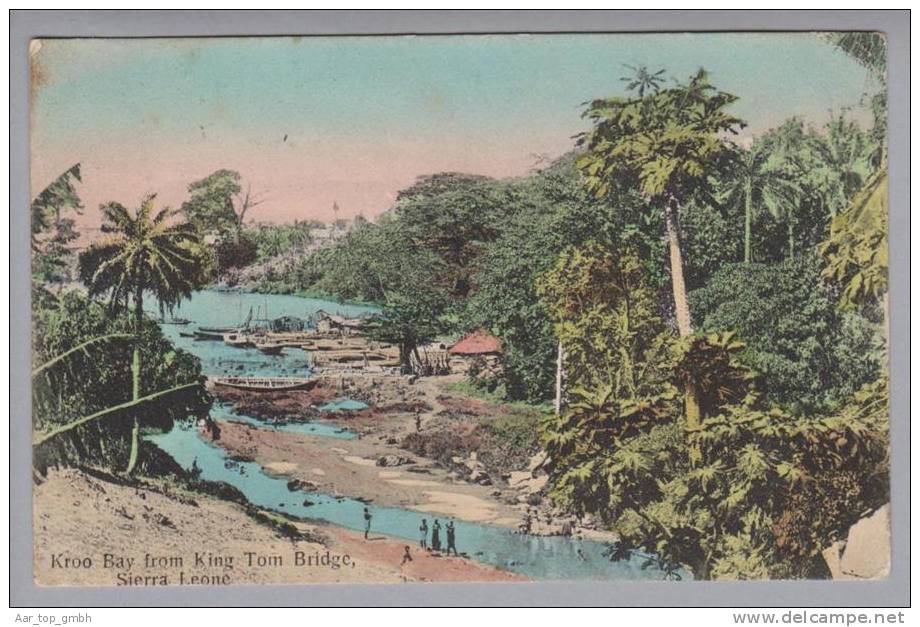 Sierra Leone Kroo Bay Ihandahoo 1909-07-21 Foto - Sierra Leone