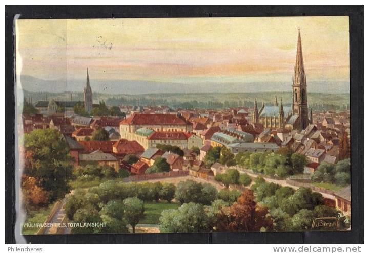 TUCK RAPHAEL Edt. CPA Anglaise Oilette 1918 Vue De Mulhouse - Tuck, Raphael