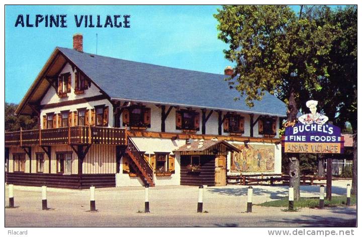 17317   Stati  Uniti,   Wis.,  Thiensville,  Alpine  Village - The  Swiss Restaurant  In America,  NV - Autres & Non Classés