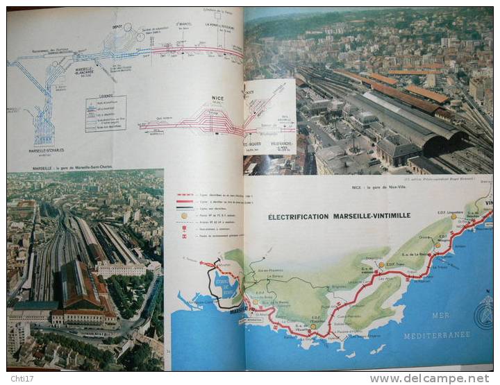 MARSEILLES - VINTIMILLE " ELECTRIFICATION DE LA LIGNE " HEBDO VIE DU RAIL   DECEMBRE   1963   N   923 - Trains