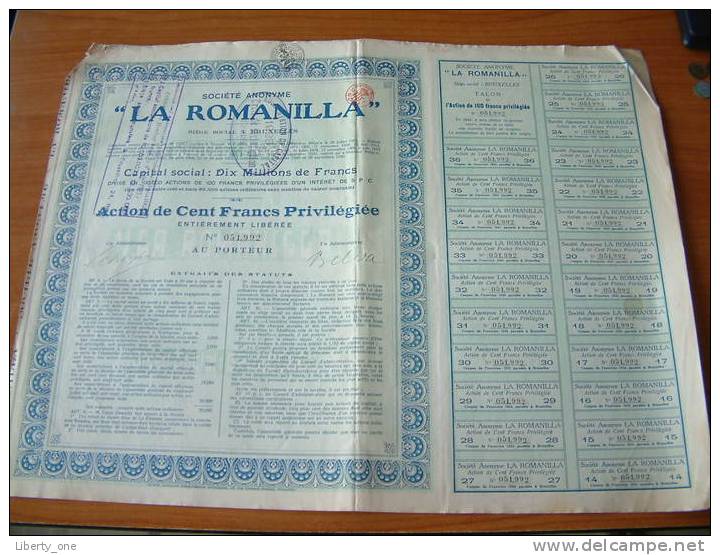 " LA ROMANILLA " - BRUXELLES / N° 051992 ( For Details See Photo ) !! - Andere & Zonder Classificatie