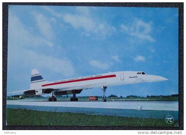 CPSM AVIATION - LE CONCORDE - 1974 - - 1946-....: Ere Moderne