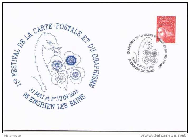 Patrick HAMM - Festicart 2003 - Dessin Du Cachet Postal - Hamm