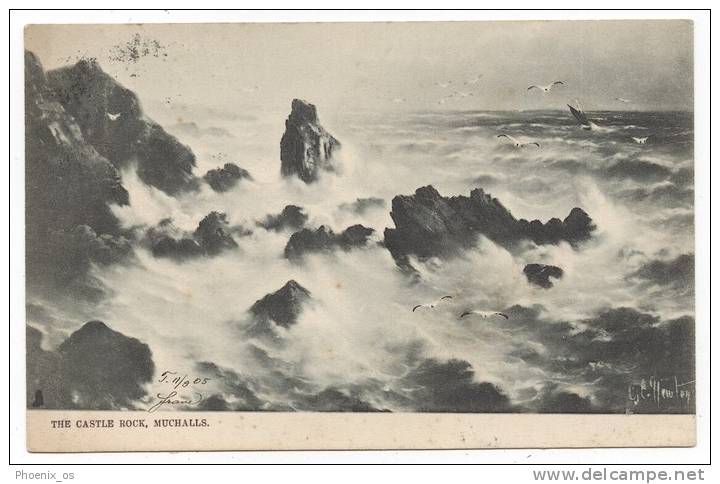 SCOTLAND - MUCHALLS, The Castle Rock, 1905. - Aberdeenshire