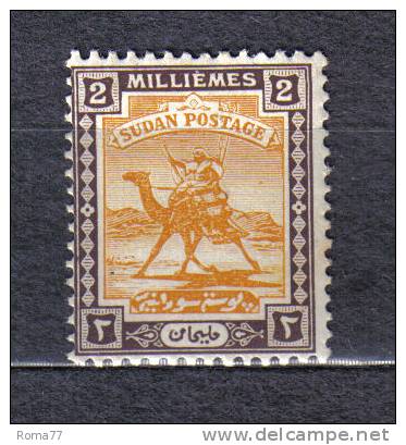 AP253 - SOUDAN 1921 , Yvert N. 30  *  Mint. - Sudan (...-1951)