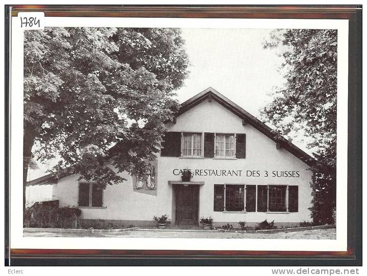 FORMAT 10x15 - DISTRICT DE VEVEY - JONGNY - RESTAURANT DES TROIS SUISSES - TB - Jongny