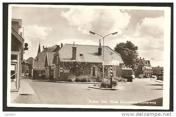 Putten Gld. Hoek Dorpsstraat Achterweg 1970 - Putten