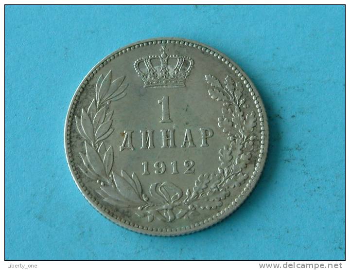 1912 - 1 DINAR / KM 25.1 ( For Grade, Please See Photo ) ! - Serbie