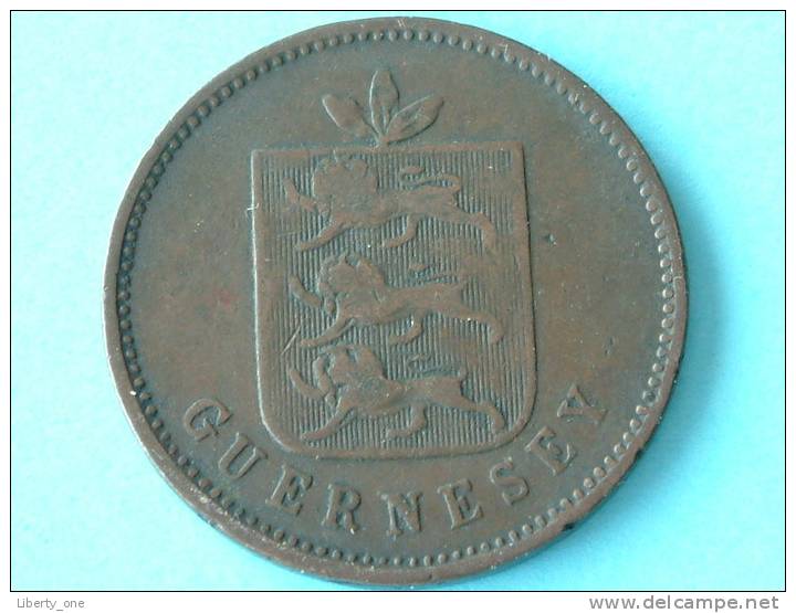 1830 - 4 DOUBLES / KM 2 ( For Grade, Please See Photo ) ! - Guernsey