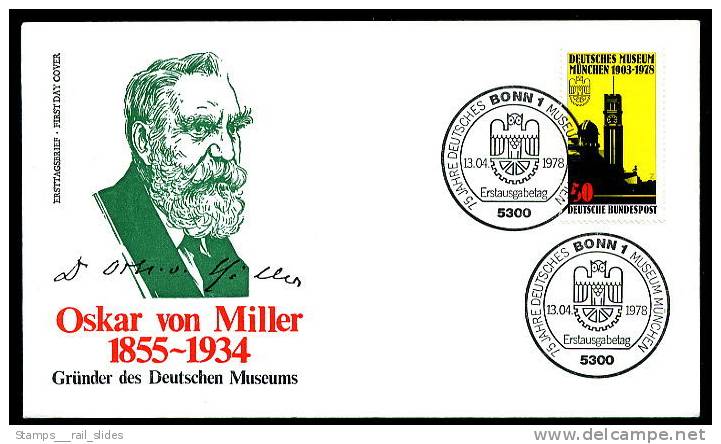 18813) BRD - Michel 963 - FDC - Deutsches Museum - Wert: 1,30 Mi€ - Other & Unclassified