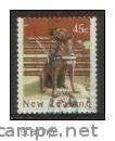 2006 - New Zealand Year Of The Dog 45c LABRADOR RETRIEVER Stamp FU Self Adhesive - Usati