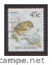 1988 - New Zealand Bird Definitives 45c ROCK WREN Stamp FU - Oblitérés