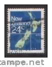 1982 - New Zealand Definitive 24c MAP Stamp FU - Usados