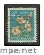 1960 - New Zealand Flora Pictorials 4d PUARANGI Stamp FU - Oblitérés