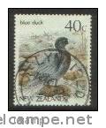 1985 - New Zealand Bird Definitives 40c BLUE DUCK Stamp FU - Oblitérés